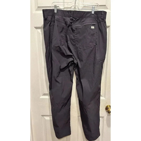 ORVIS Performance Tech Pants Mens 40x30 Gray Straight Water Repellant Flat Front - Picture 5 of 13